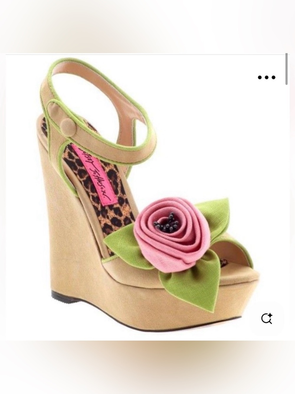 Betsey Johnson Eldoris Wedge Sandals